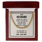 To My Husband I Choose You Cuban Chain-Express Your Love Gifts