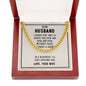 To My Husband I Choose You Cuban Chain-Express Your Love Gifts