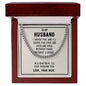 To My Husband I Choose You Cuban Chain-Express Your Love Gifts