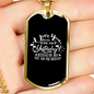 To My Husband I Love You More Than Yesterday Necklace Stainless Steel or 18k Gold Dog Tag 24" Chain-Express Your Love Gifts