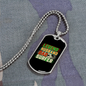 To My Husband Legend Husband Dad Surfer Necklace Stainless Steel or 18k Gold Dog Tag 24" Chain-Express Your Love Gifts