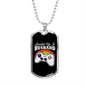 To My Husband Level Up to Husband Necklace Stainless Steel or 18k Gold Dog Tag 24" Chain-Express Your Love Gifts