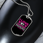To My Husband Love My Awesome Husband Necklace Stainless Steel or 18k Gold Dog Tag 24" Chain-Express Your Love Gifts