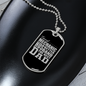 To My Husband Mechanic Husband Necklace Stainless Steel or 18k Gold Dog Tag 24" Chain-Express Your Love Gifts