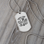 To My Husband Not The Dishes White Necklace Stainless Steel or 18k Gold Dog Tag 24" Chain-Express Your Love Gifts