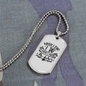 To My Husband Not The Dishes White Necklace Stainless Steel or 18k Gold Dog Tag 24" Chain-Express Your Love Gifts