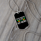 To My Husband Proud Husband of IVF Hero Necklace Stainless Steel or 18k Gold Dog Tag 24" Chain-Express Your Love Gifts