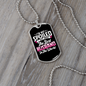 To My Husband Spoiled By Best Husband Necklace Stainless Steel or 18k Gold Dog Tag 24" Chain-Express Your Love Gifts