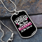To My Husband Spoiled By Best Husband Necklace Stainless Steel or 18k Gold Dog Tag 24" Chain-Express Your Love Gifts
