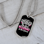 To My Husband Spoiled By Best Husband Necklace Stainless Steel or 18k Gold Dog Tag 24" Chain-Express Your Love Gifts