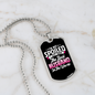 To My Husband Spoiled By Best Husband Necklace Stainless Steel or 18k Gold Dog Tag 24" Chain-Express Your Love Gifts