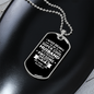 To My Husband Supercool Husband Necklace Stainless Steel or 18k Gold Dog Tag 24" Chain-Express Your Love Gifts
