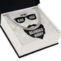 To My Husband To My Badass Bearded Hubby Cuban Chain-Express Your Love Gifts