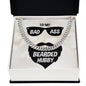 To My Husband To My Badass Bearded Hubby Cuban Chain-Express Your Love Gifts