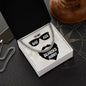 To My Husband To My Badass Bearded Hubby Cuban Chain-Express Your Love Gifts