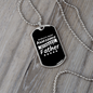 To My Husband World's Most Awesome Husband White Necklace Stainless Steel or 18k Gold Dog Tag 24" Chain-Express Your Love Gifts