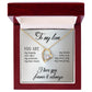 To My Love Forever Necklace w Message Card-Express Your Love Gifts