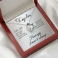 To My Love Forever Necklace w Message Card-Express Your Love Gifts