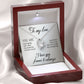 To My Love Forever Necklace w Message Card-Express Your Love Gifts