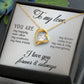 To My Love Forever Necklace w Message Card-Express Your Love Gifts