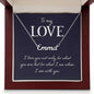 To My Love I Am With You Custom Name Necklace-Express Your Love Gifts