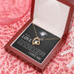 To My Love I Fell in Love Forever Necklace w Message Card-Express Your Love Gifts