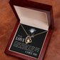 To My Love I Fell in Love Forever Necklace w Message Card-Express Your Love Gifts