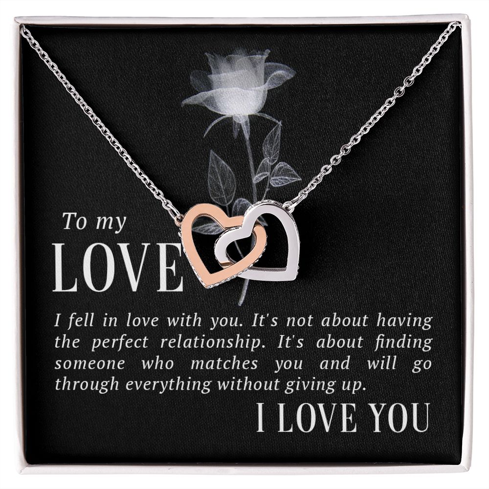 To My Love I Fell in Love Inseparable Necklace-Express Your Love Gifts