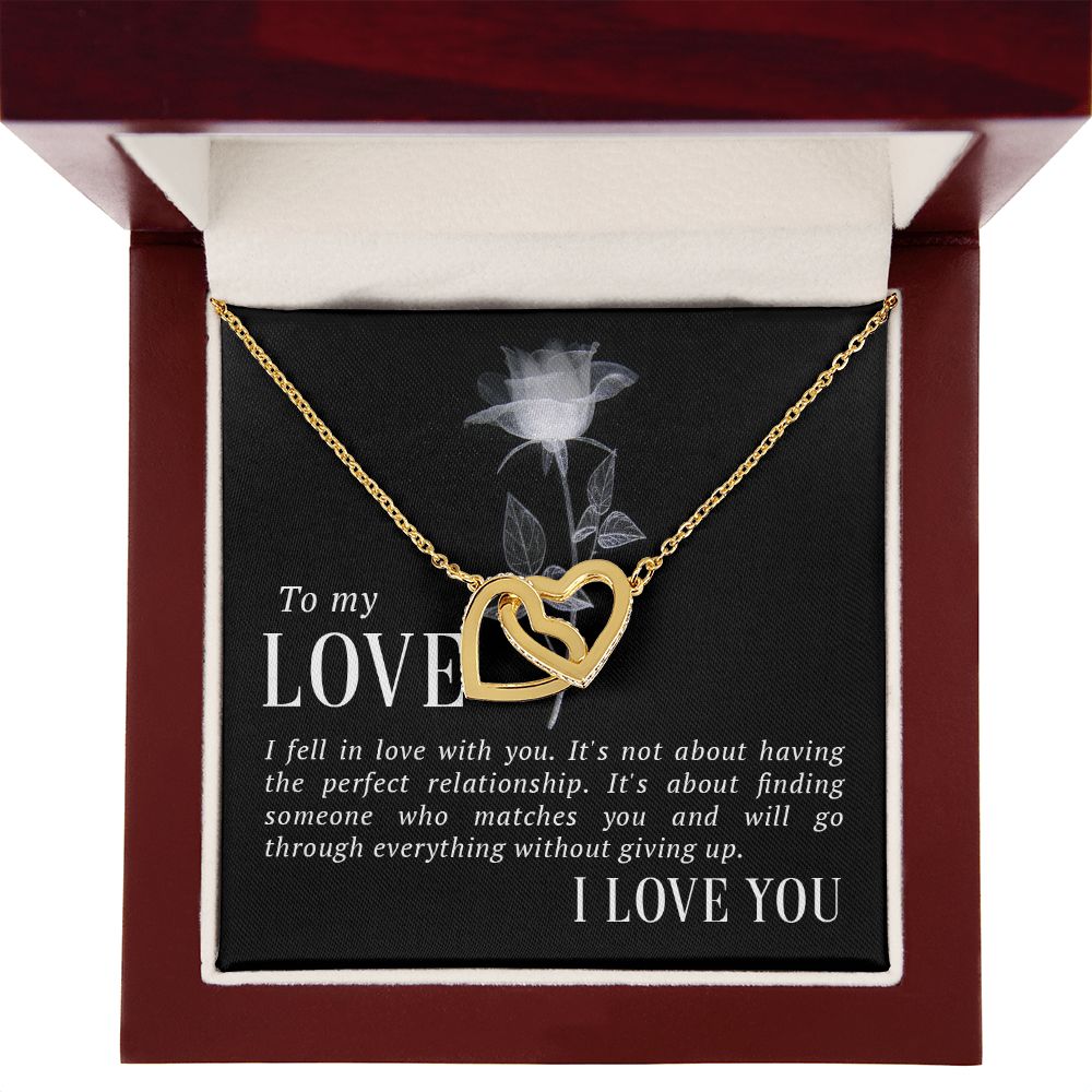 To My Love I Fell in Love Inseparable Necklace-Express Your Love Gifts