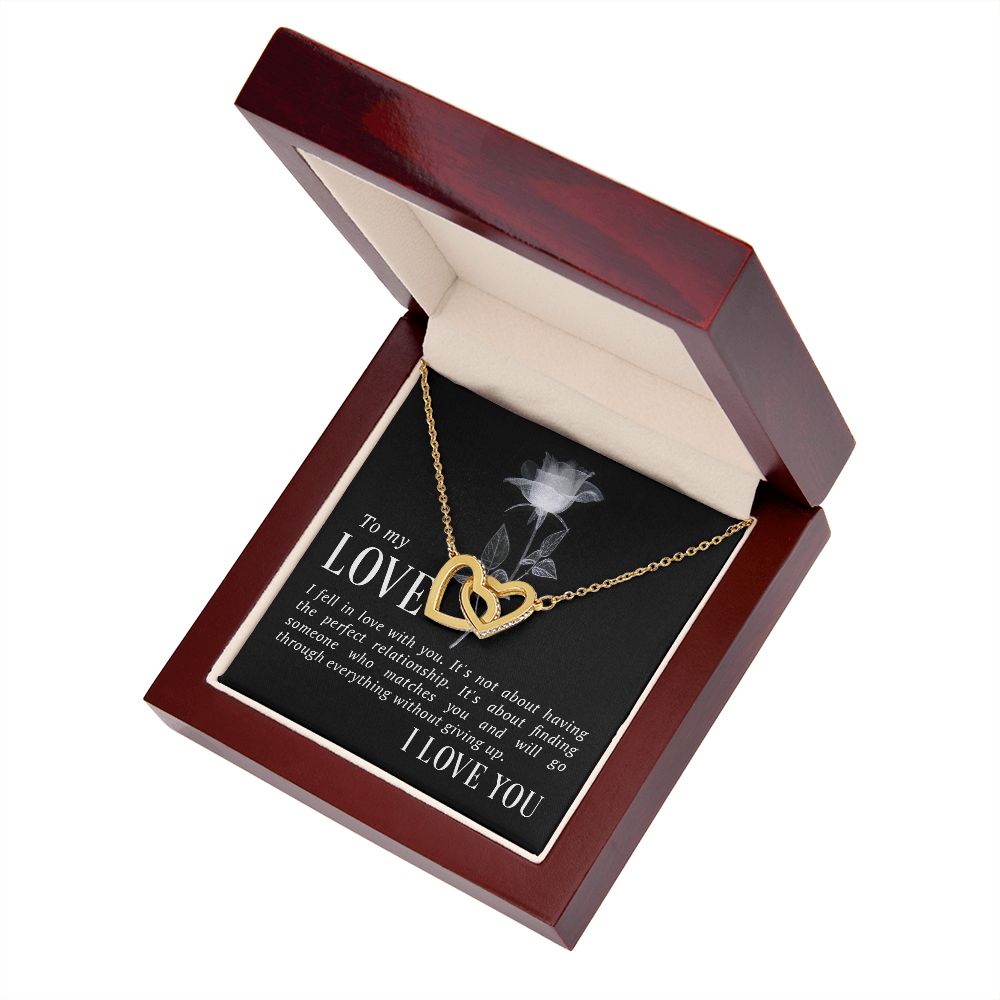 To My Love I Fell in Love Inseparable Necklace-Express Your Love Gifts