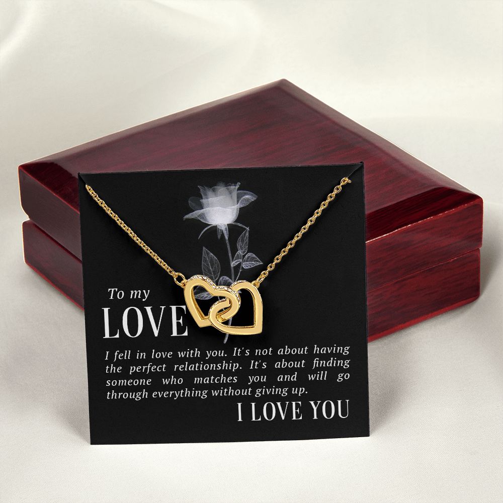 To My Love I Fell in Love Inseparable Necklace-Express Your Love Gifts