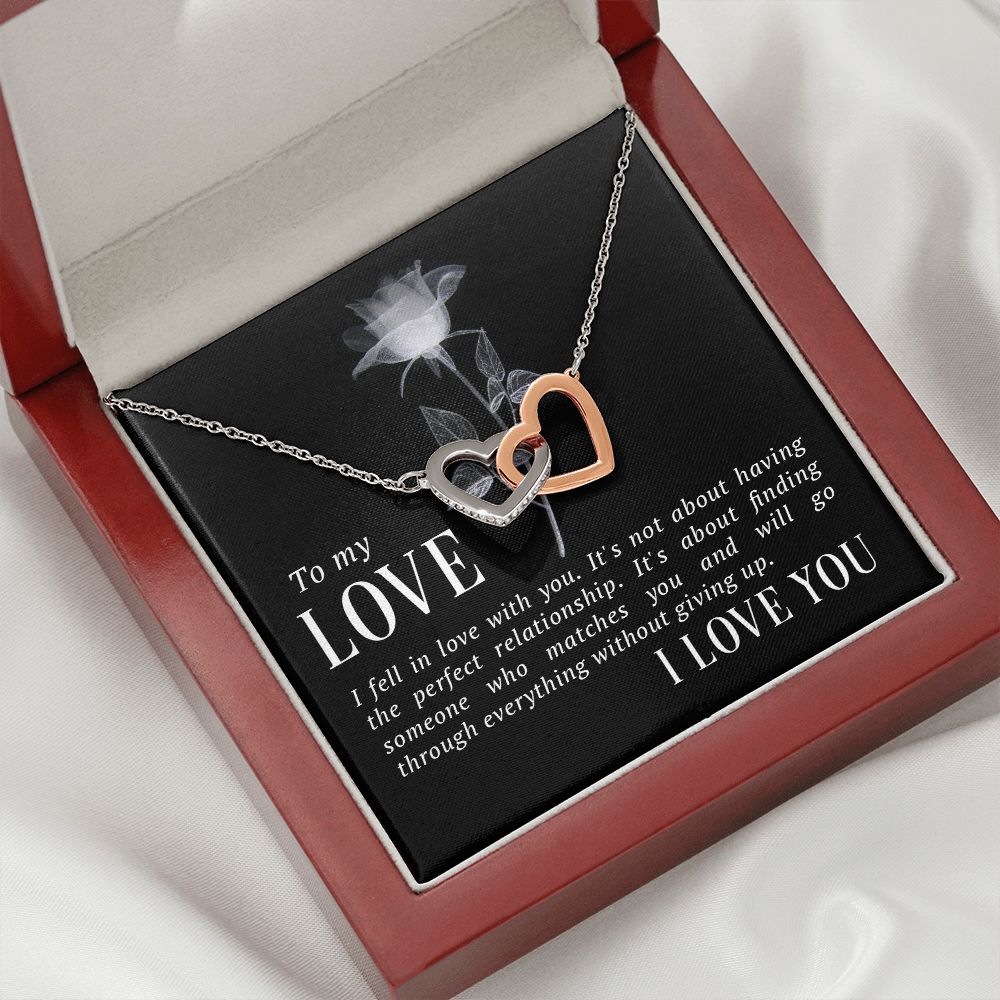 To My Love I Fell in Love Inseparable Necklace-Express Your Love Gifts