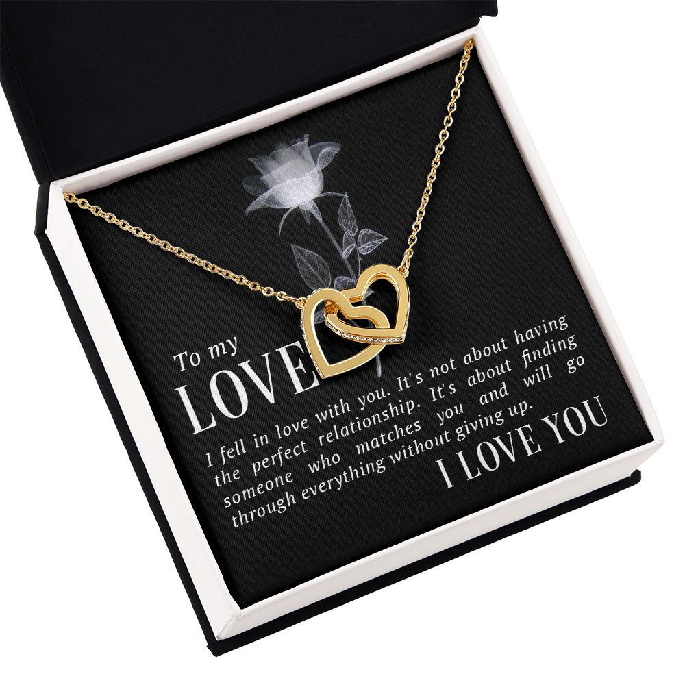To My Love I Fell in Love Inseparable Necklace-Express Your Love Gifts