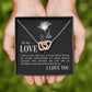 To My Love I Fell in Love Inseparable Necklace-Express Your Love Gifts