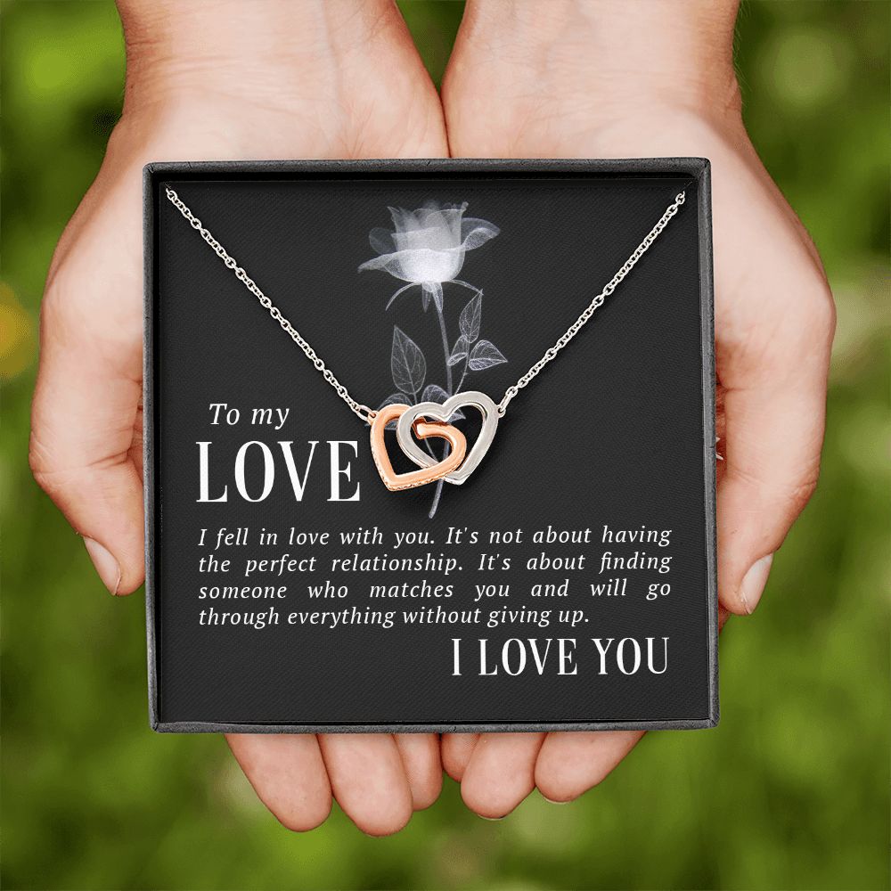 To My Love I Fell in Love Inseparable Necklace-Express Your Love Gifts
