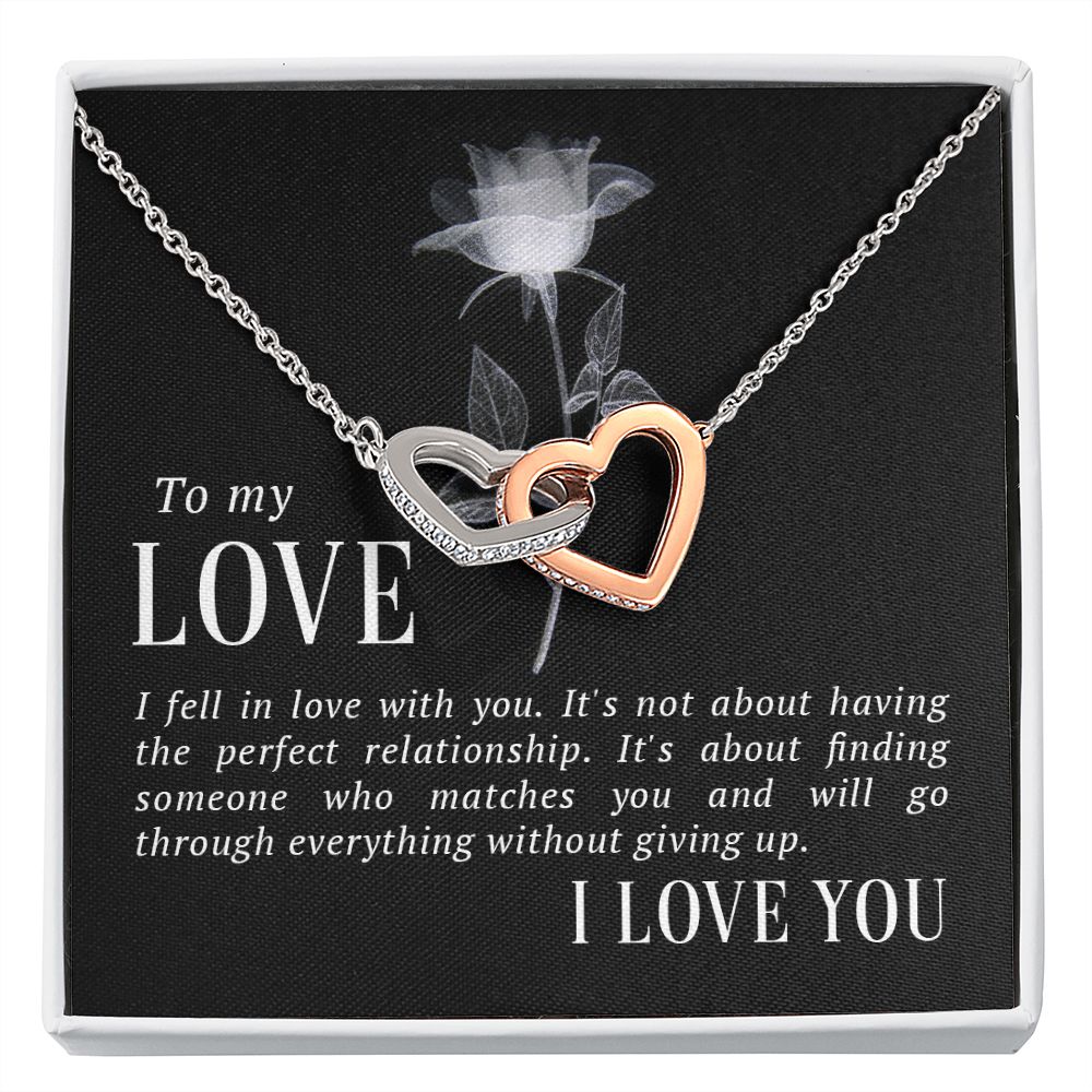 To My Love I Fell in Love Inseparable Necklace-Express Your Love Gifts