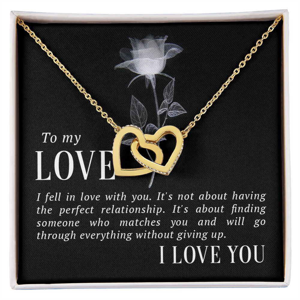To My Love I Fell in Love Inseparable Necklace-Express Your Love Gifts