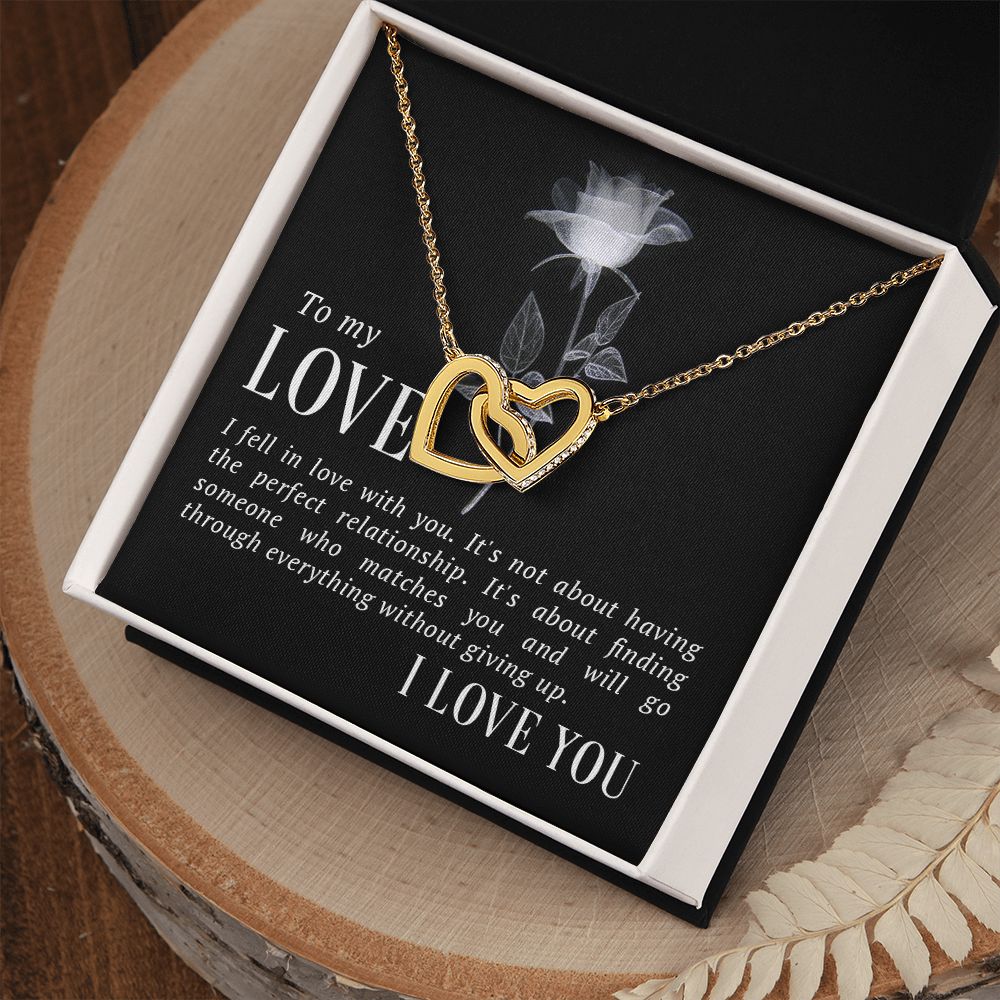 To My Love I Fell in Love Inseparable Necklace-Express Your Love Gifts