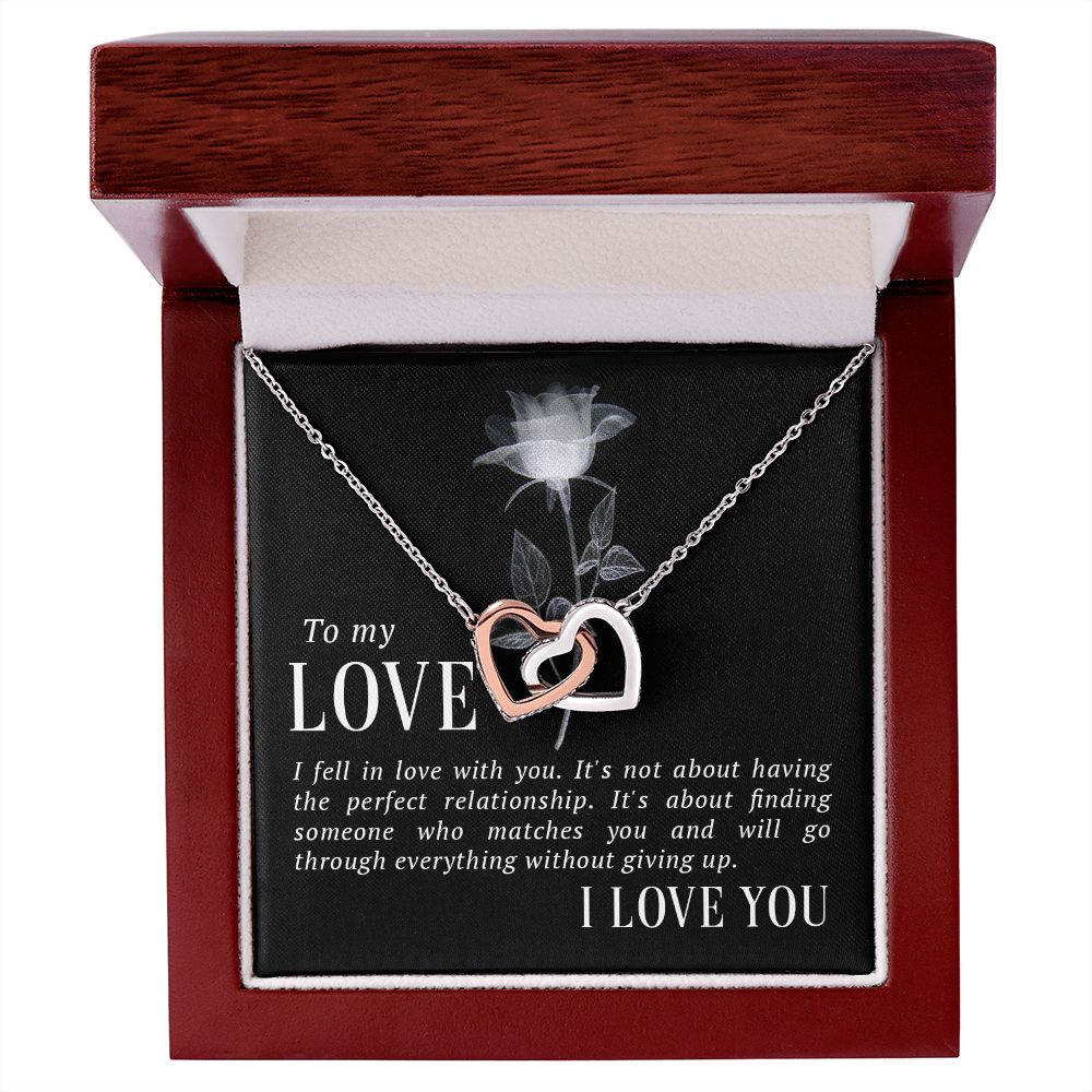To My Love I Fell in Love Inseparable Necklace-Express Your Love Gifts