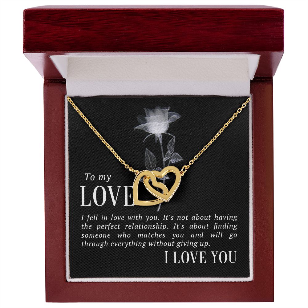 To My Love I Fell in Love Inseparable Necklace-Express Your Love Gifts