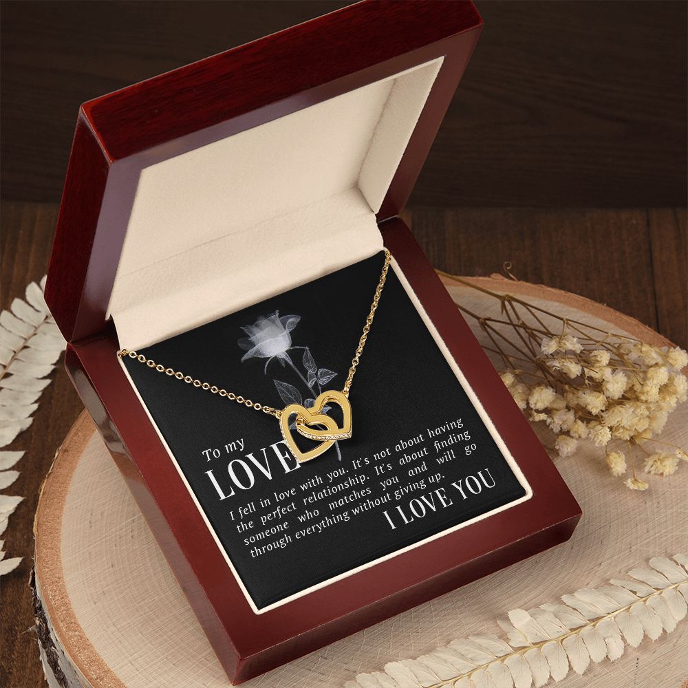 To My Love I Fell in Love Inseparable Necklace-Express Your Love Gifts
