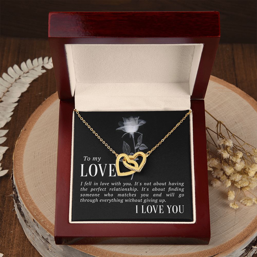 To My Love I Fell in Love Inseparable Necklace-Express Your Love Gifts