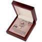 To My Love I Love You More Alluring Ribbon Necklace Message Card-Express Your Love Gifts