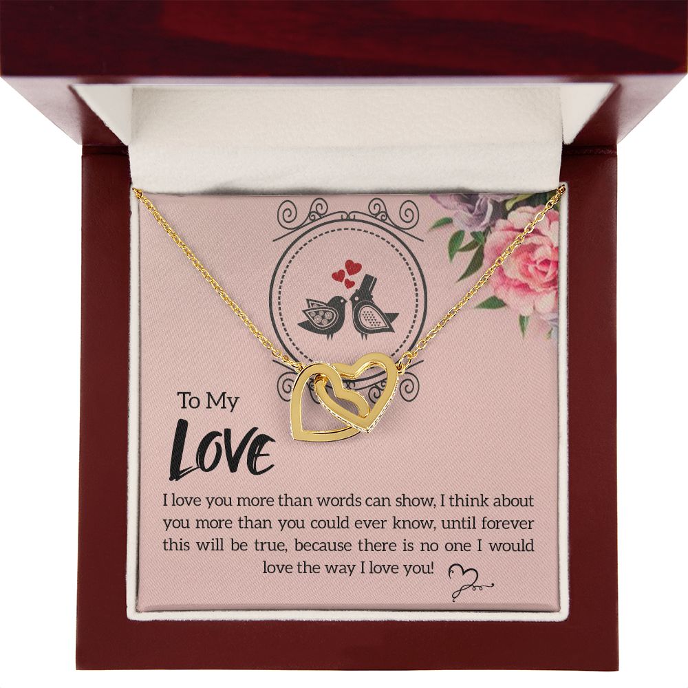 To My Love I Love You More Inseparable Necklace-Express Your Love Gifts