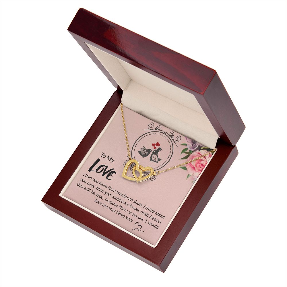 To My Love I Love You More Inseparable Necklace-Express Your Love Gifts