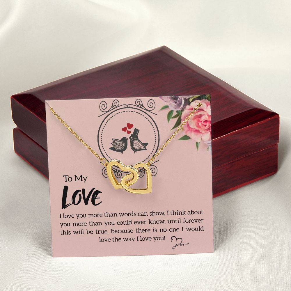 To My Love I Love You More Inseparable Necklace-Express Your Love Gifts