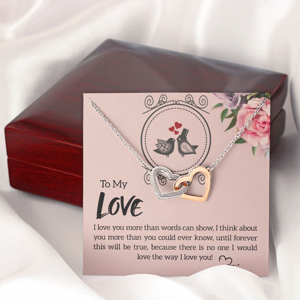 To My Love I Love You More Inseparable Necklace-Express Your Love Gifts