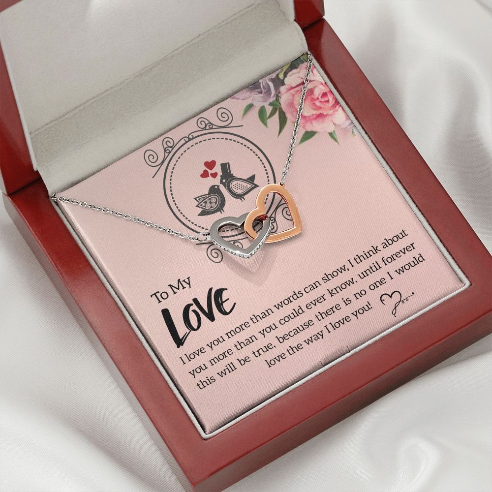 To My Love I Love You More Inseparable Necklace-Express Your Love Gifts