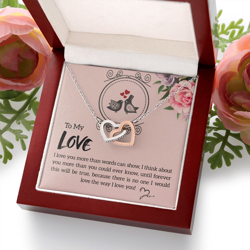 To My Love I Love You More Inseparable Necklace-Express Your Love Gifts