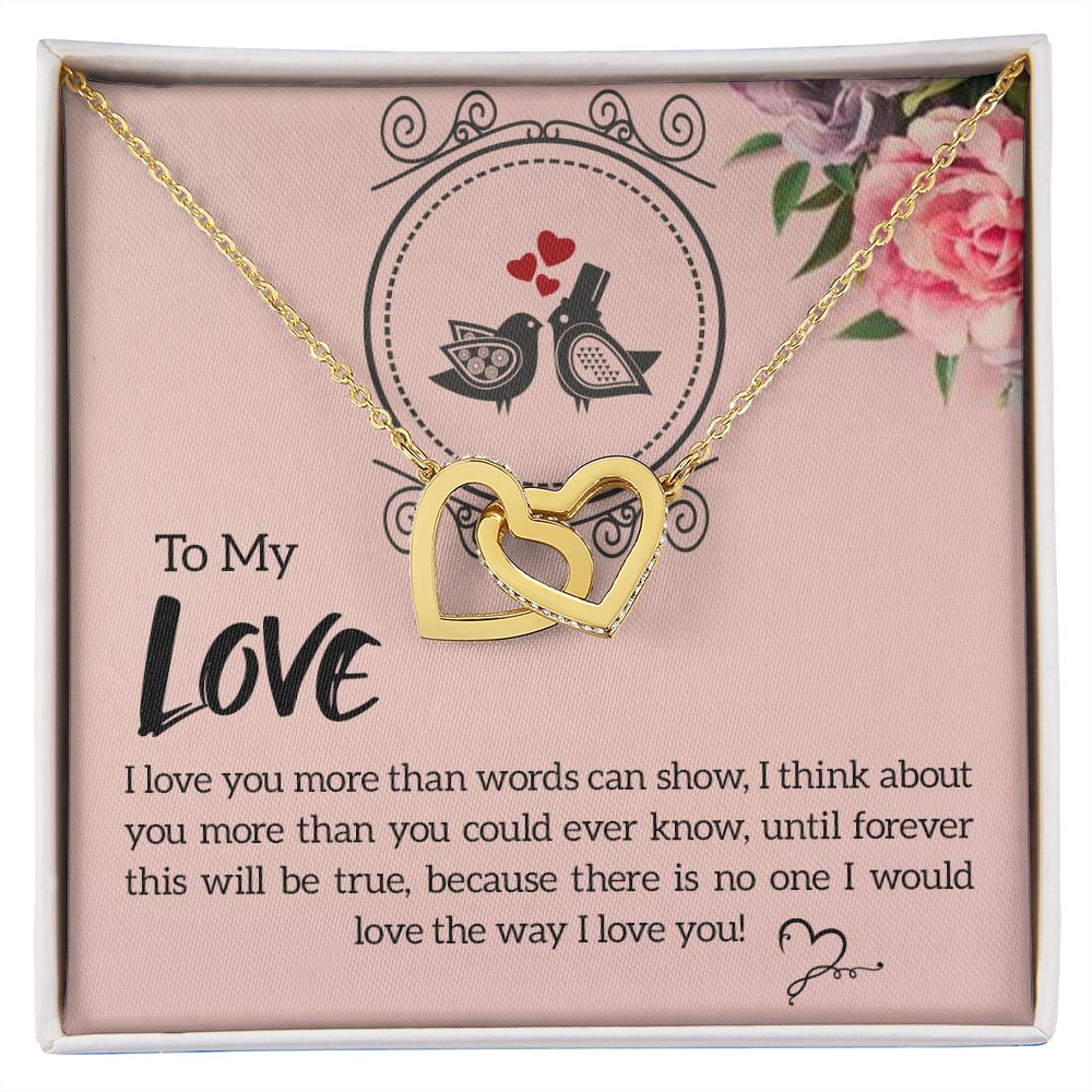 To My Love I Love You More Inseparable Necklace-Express Your Love Gifts
